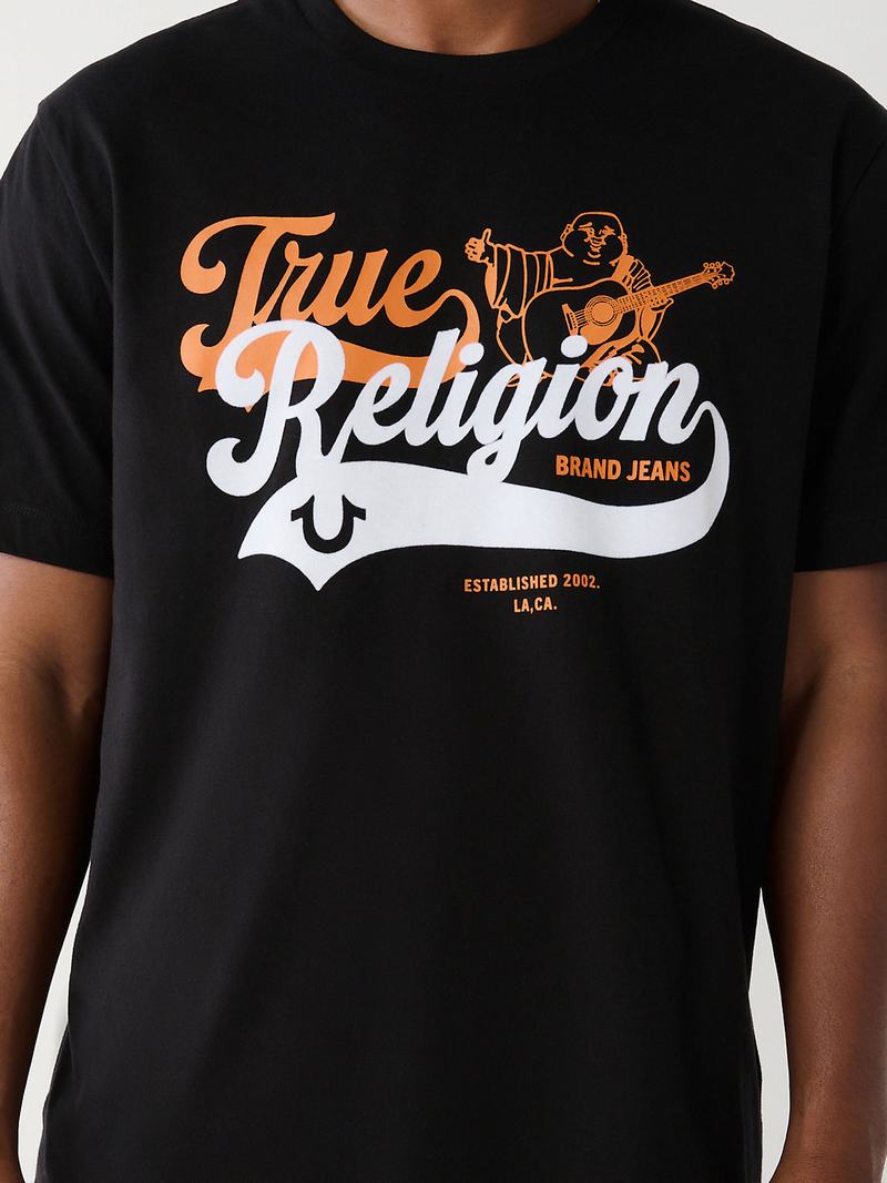 True Religion Buddha Relaxed T-Shirts Herren Schwarz | 91476GOIK