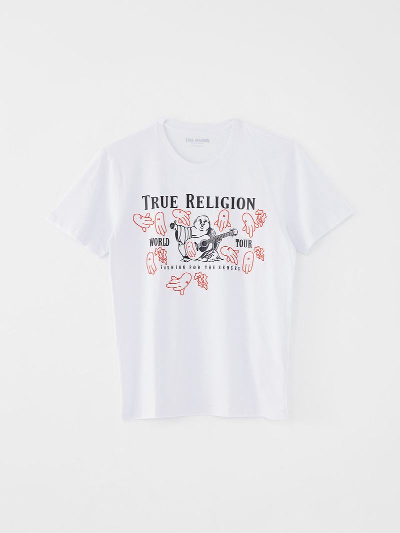 True Religion Tr X Blu Boy Logo T-Shirts Herren Weiß | 38146CMVW