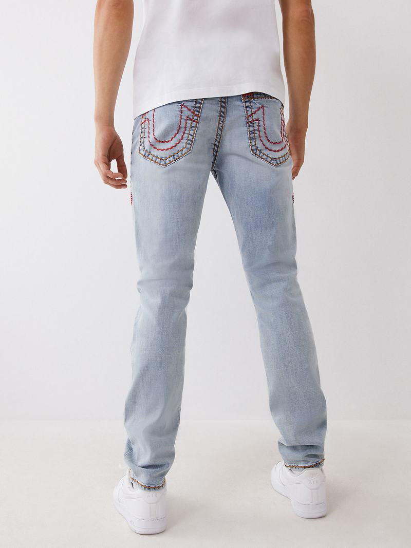 True Religion Rocco Stitch Schlank Super T Jeans Herren Hellwaschen | 23496QTGL