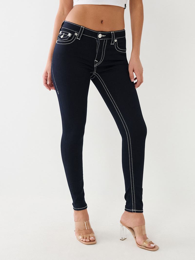 True Religion Jennie Curvy Schlank Big T Jeans Damen Body Rinse | 32168LDTO